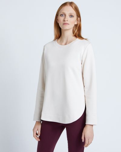 Carolyn Donnelly The Edit Stone Curved Hem Sweatshirt